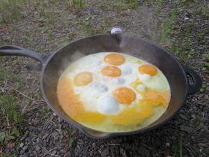 Глазунья по-рыбацки